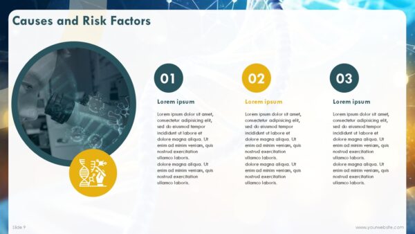 Free Genetics and DNA Test PowerPoint Template