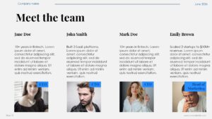 Free Minimal and Professional Startup Pitch Deck Presentation