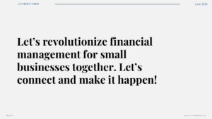 Free Minimal and Professional Startup Pitch Deck Presentation