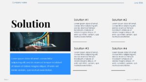 Free Minimal and Professional Startup Pitch Deck Presentation