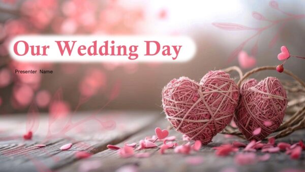 Free Our Wedding Day Presentation Template