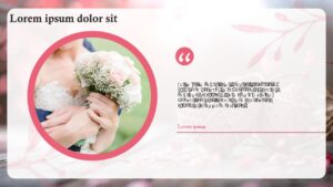 Free Our Wedding Day Presentation Template
