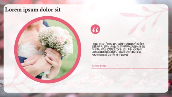 Free Our Wedding Day Presentation Template