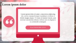 Free Our Wedding Day Presentation Template