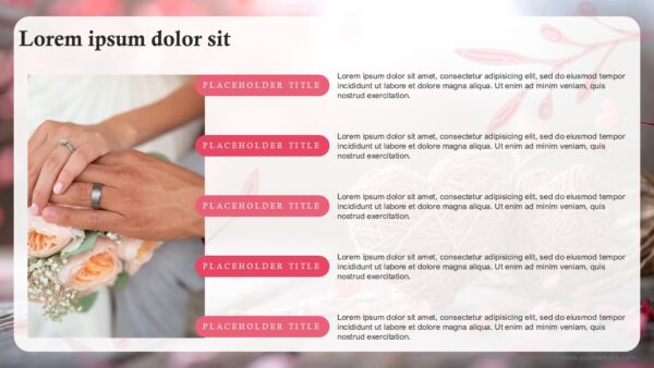 Free Our Wedding Day Presentation Template
