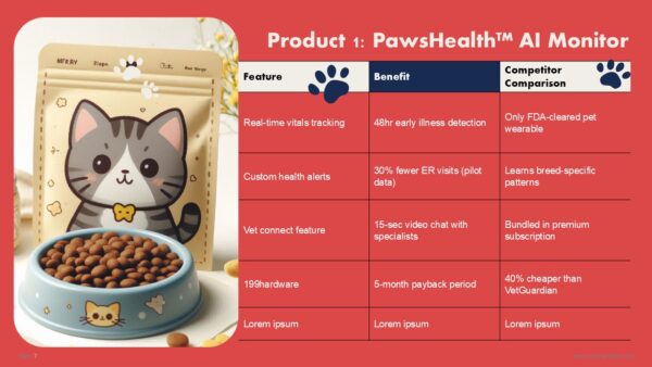 Free Pet Care Pitch Deck PowerPoint Presentation