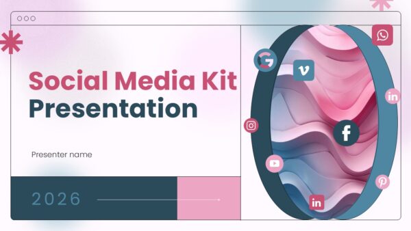 Free Social Media Kit PowerPoint Presentation