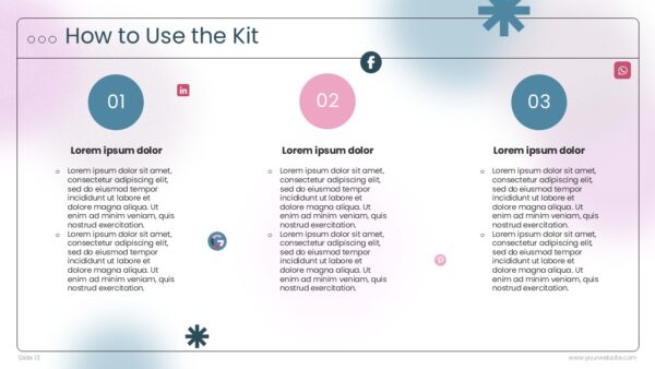 Free Social Media Kit PowerPoint Presentation