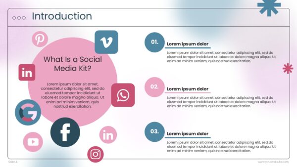 Free Social Media Kit PowerPoint Presentation