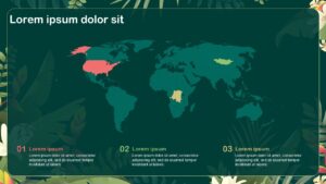 Free Tropical Abstract Presentation Template