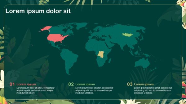Free Tropical Abstract Presentation Template