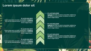 Free Tropical Abstract Presentation Template