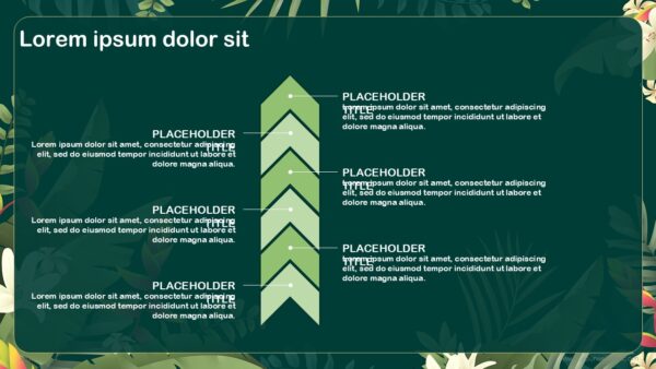 Free Tropical Abstract Presentation Template