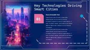 Free Urban Transformation The Future of Smart Cities Presentation Template