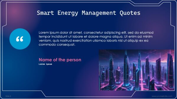 Free Urban Transformation The Future of Smart Cities Presentation Template
