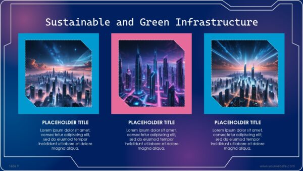 Free Urban Transformation The Future of Smart Cities Presentation Template
