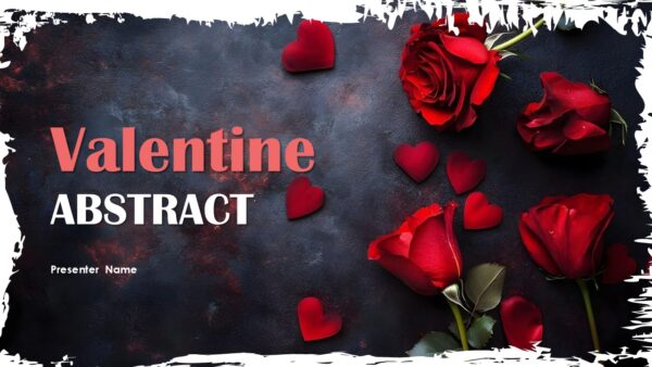 Free Valentine Abstract Presentation Template