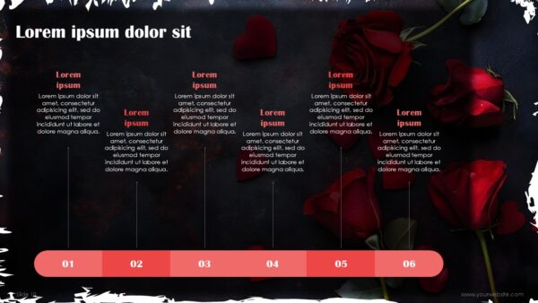 Free Valentine Abstract Presentation Template