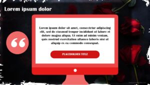 Free Valentine Abstract Presentation Template