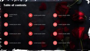 Free Valentine Abstract Presentation Template