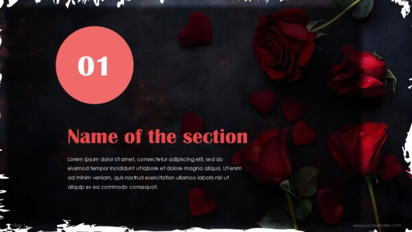 Free Valentine Abstract Presentation Template