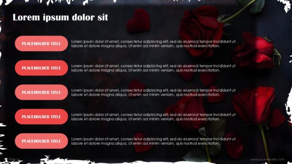 Free Valentine Abstract Presentation Template