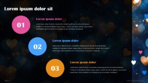 Free Valentine Romantic Abstract Presentation Template