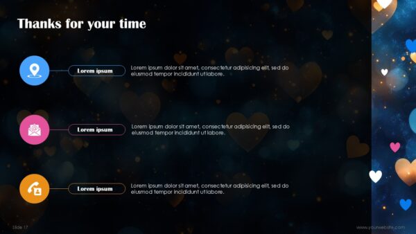 Free Valentine Romantic Abstract Presentation Template