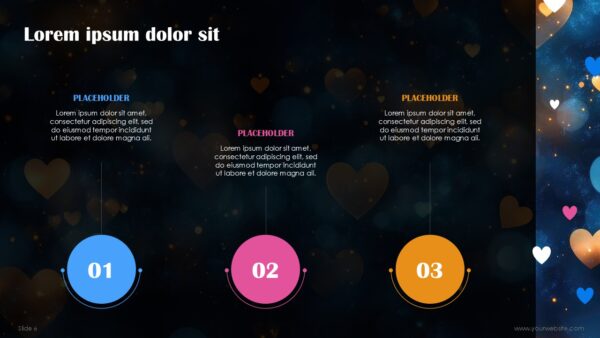 Free Valentine Romantic Abstract Presentation Template