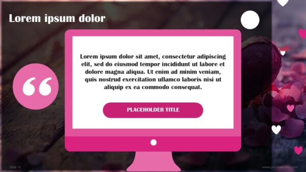 Free Valentine Romantic Vibes Presentation Template