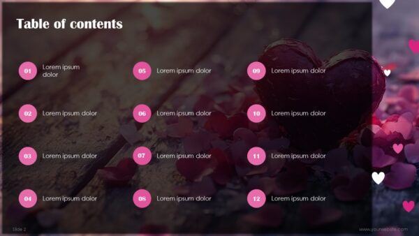 Free Valentine Romantic Vibes Presentation Template