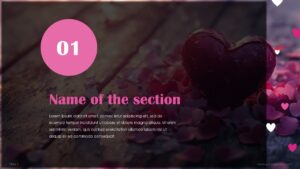 Free Valentine Romantic Vibes Presentation Template