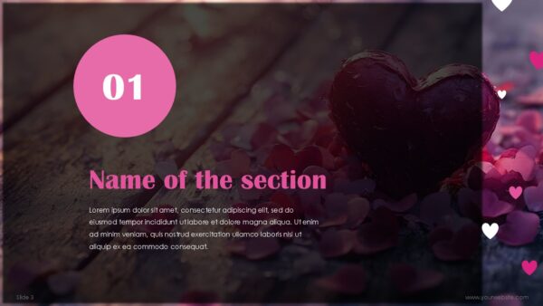 Free Valentine Romantic Vibes Presentation Template