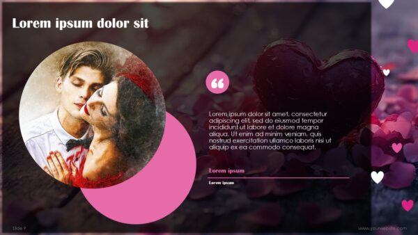 Free Valentine Romantic Vibes Presentation Template
