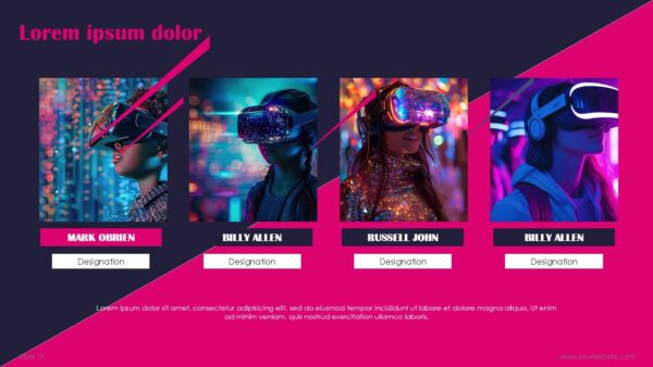Free Virtual Reality (VR) PowerPoint Template