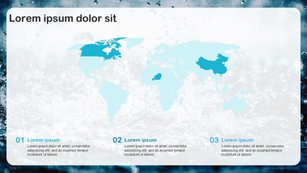 Free World Water Day Presentation Template