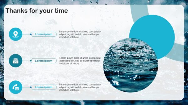 Free World Water Day Presentation Template
