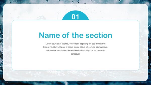 Free World Water Day Presentation Template