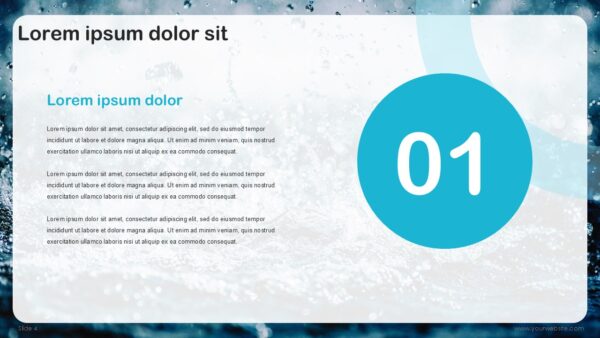 Free World Water Day Presentation Template