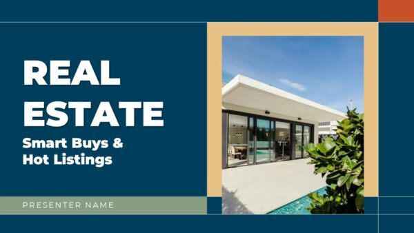 Real Estate Smart Buys and Hot Listings PowerPoint Template