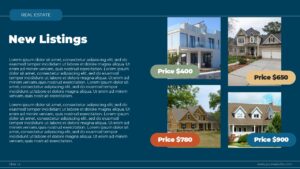 Real Estate Smart Buys and Hot Listings PowerPoint Template