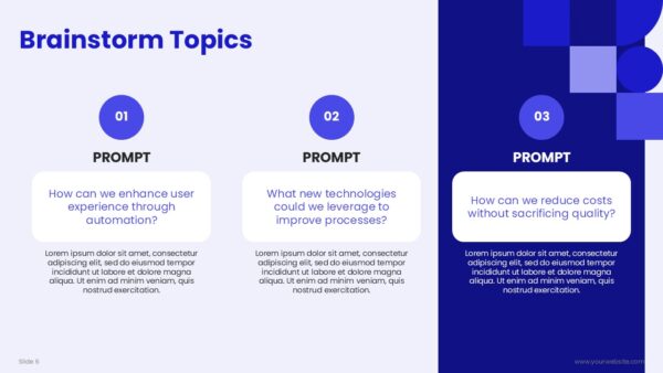 Free Digital Brainstorming Presentation