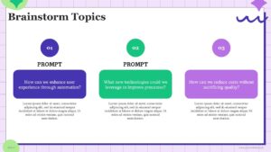 Free Digital Brainstorming Techniques Presentation