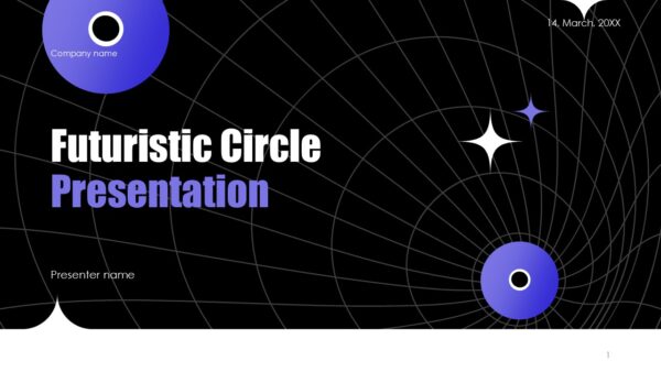 Free Futuristic Circle PowerPoint Presentation