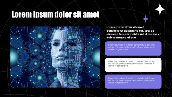 Free Futuristic Circle PowerPoint Presentation