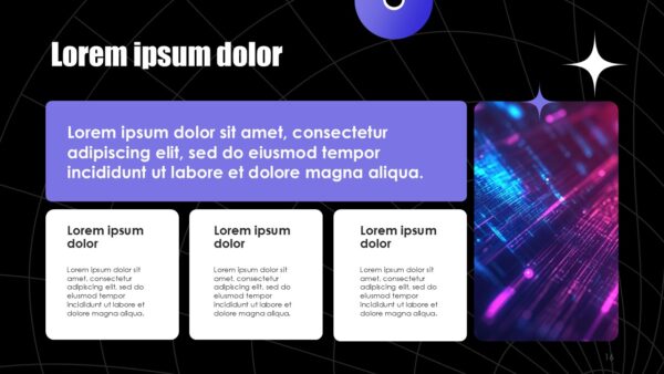 Free Futuristic Circle PowerPoint Presentation