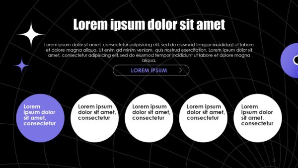Free Futuristic Circle PowerPoint Presentation