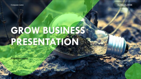Free Grow Business PowerPoint Presentation