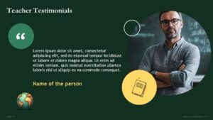 Free High School Education PowerPoint Template