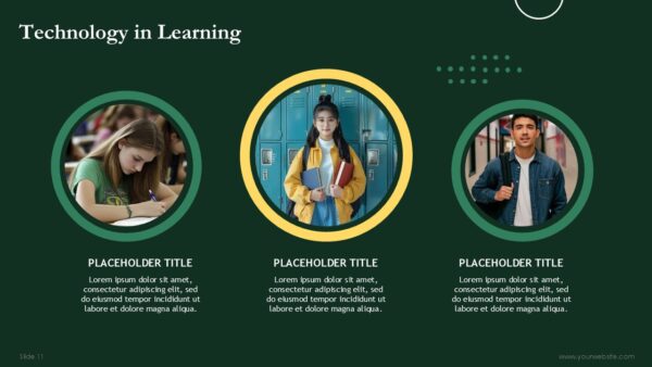 Free High School Education PowerPoint Template
